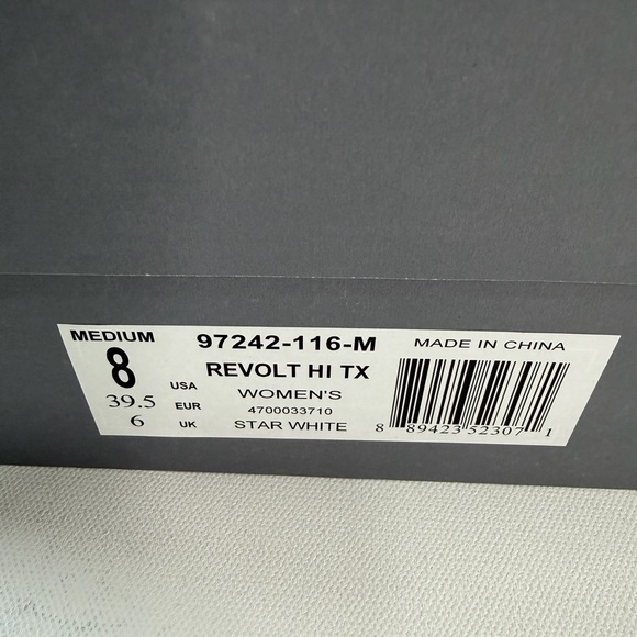 PALLADIUM Revolt Hi TX Round Toe Hiking Boots Color Star White - Picture 7 of 9